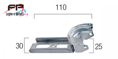 Supporto a cassonetto collo 25 senza cuscinetto9